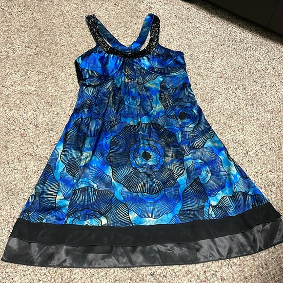 Marciano beaded silk halter dress - Picture 1 of 10